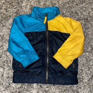 🪀Blue and yellow zipper jacket
